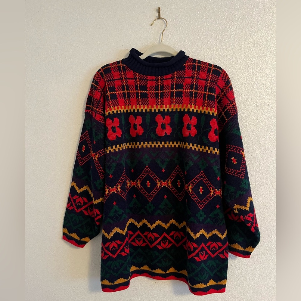 Colorful Patterned Sweater